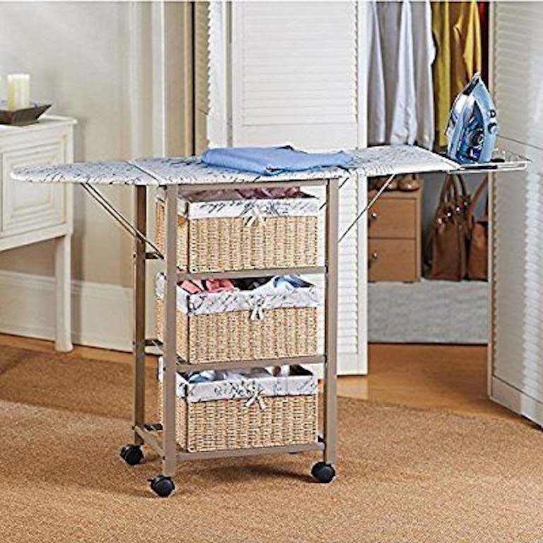 Practical ironing board storage ideas